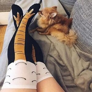 Chicken Leg Socks (NWOT)